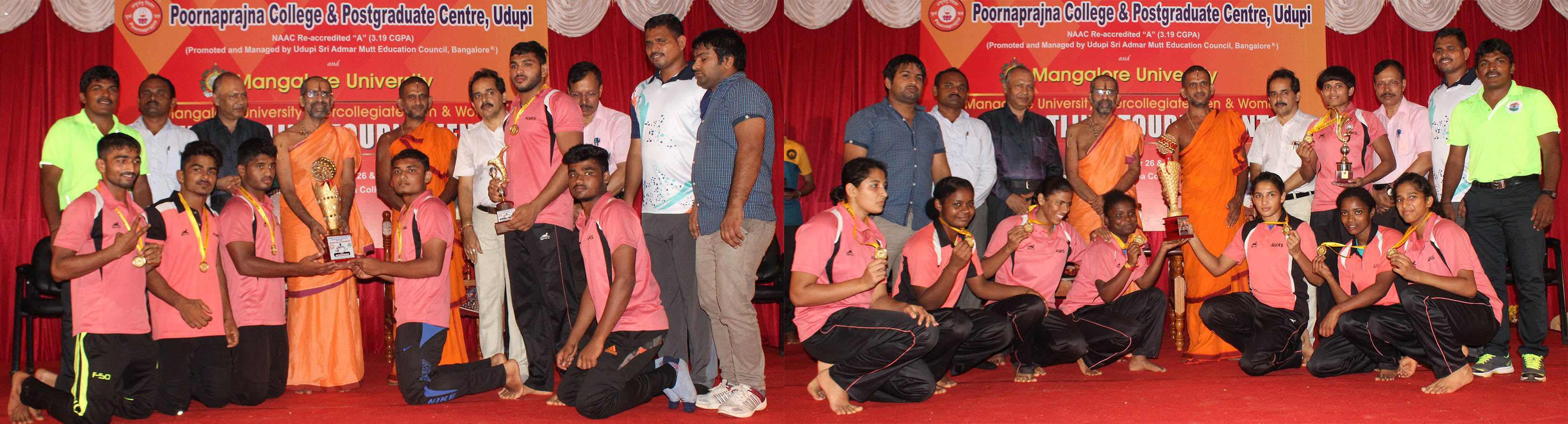 ಮಂಗಳೂರು ವಿವಿ ಕುಸ್ತಿ ಪಂದ್ಯಾಟ: ಆಳ್ವಾಸ್ ಚಾಂಪಿಯನ್